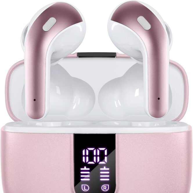 wireless bluetooth earbuds with charging case