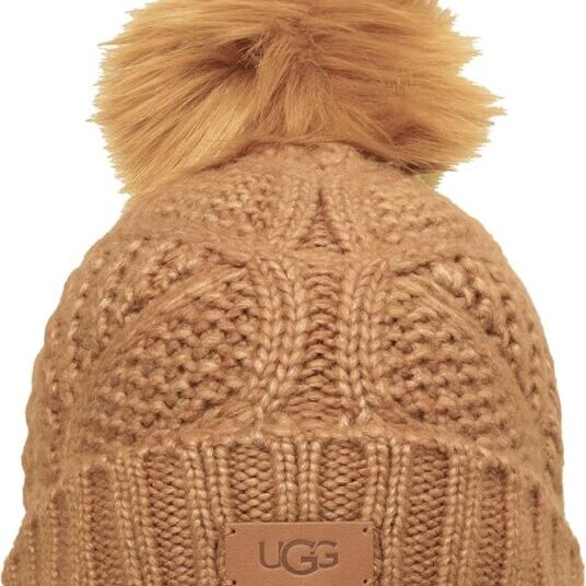 UGG womens cable pom beanie