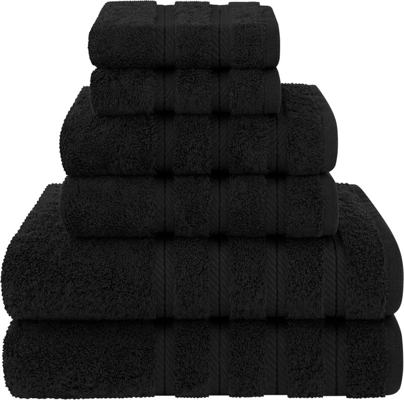 Luxury Turkish Cotton Towel Set (6-Piece)