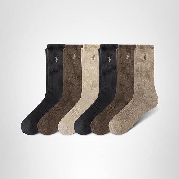 Polo Ralph Lauren Performance Crew Socks (6-Pack)